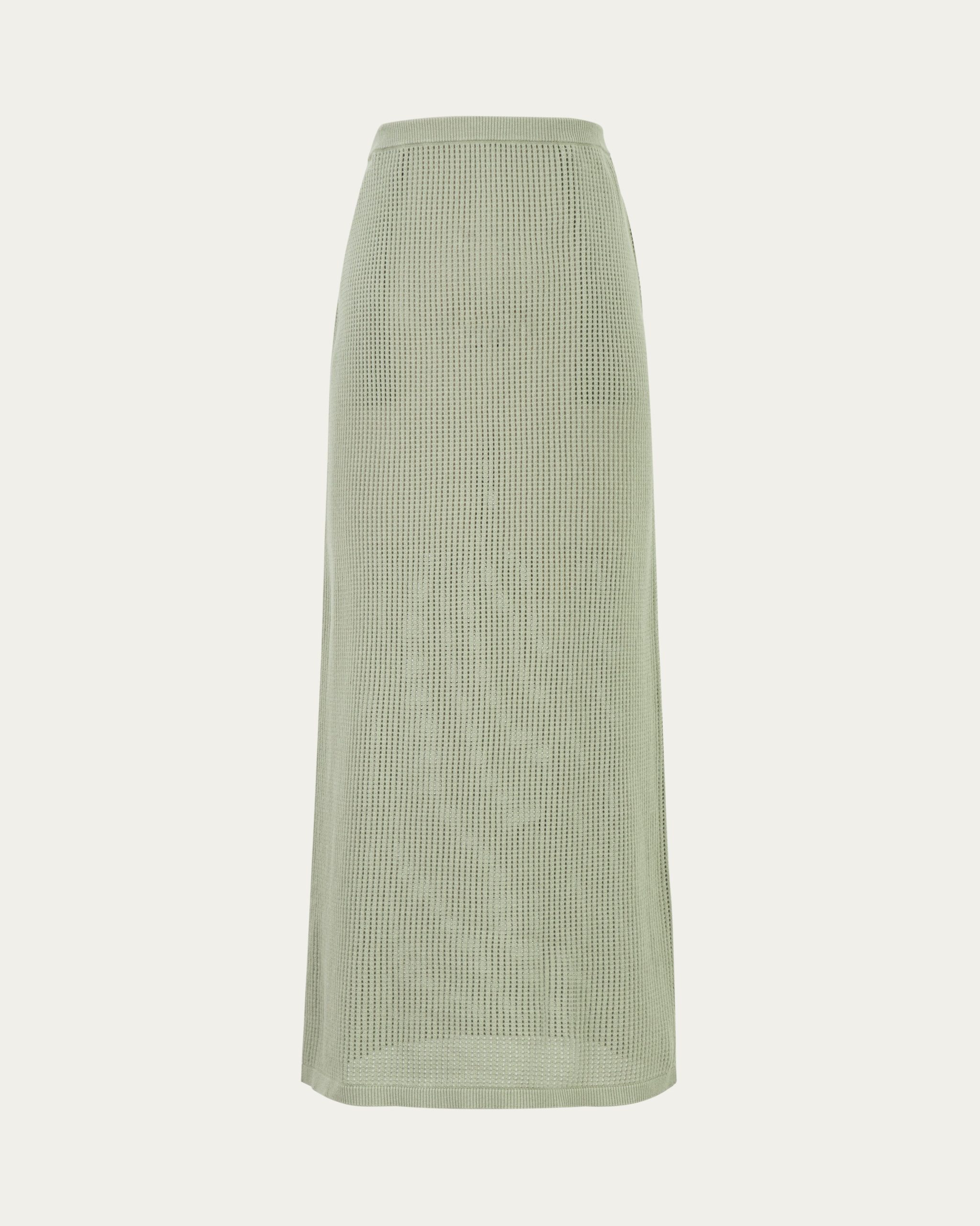 Marina Open Knit Skirt - Image 2